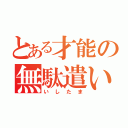 とある才能の無駄遣い（いしたま）