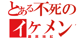 とある不死のイケメン担当（藤原妹紅）