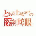 とある土岐沼伊予の深紅蛇眼（メデューサ）