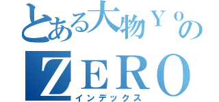 とある大物ＹｏｕＴｕｂｅｒのＺＥＲＯ人事件（インデックス）