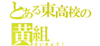 とある東高校の黄組（さいきょう！）