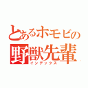 とあるホモビの野獣先輩♂（インデックス）