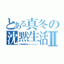 とある真冬の沈黙生活Ⅱ（３カ月間沈黙生活２ｎｄ ｗｉｎｔｅｒ）