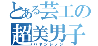 とある芸工の超美男子（ハヤシレノン）