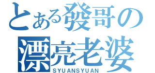 とある發哥の漂亮老婆（ＳＹＵＡＮＳＹＵＡＮ）