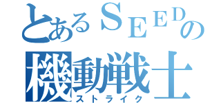 とあるＳＥＥＤの機動戦士（ストライク）