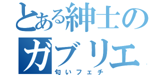 とある紳士のガブリエル（匂いフェチ）