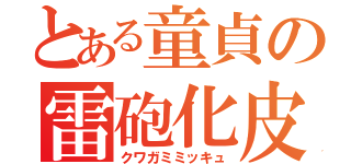 とある童貞の雷砲化皮（クワガミミッキュ）