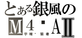 とある銀風のＭ４˙Ａ１者Ⅱ（宇瞳˙狙者）