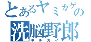 とあるヤミカゲの洗脳野郎（キチガイ）