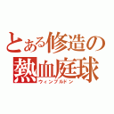 とある修造の熱血庭球（ウィンブルドン）