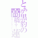 とある黒豹の高橋†蓮（ブラックレオパード）