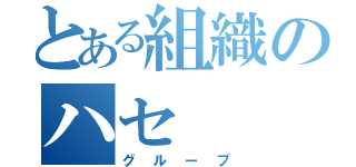 とある組織のハセ（グループ）