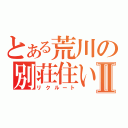 とある荒川の別荘住いⅡ（リクルート）