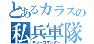 とあるカラスの私兵軍隊（キラーコマンダー）