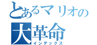 とあるマリオの大革命（インデックス）