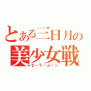 とある三日月の美少女戦士（セーラームーン）