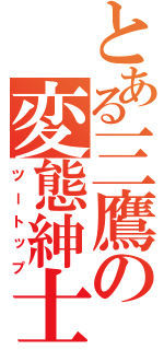 とある三鷹の変態紳士（ツートップ）