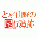 とある山野の尾行追跡（ストーキング）