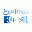 とある中学高の３年８組（）