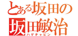 とある坂田の坂田敏治（ハゲチャビン）