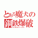 とある魔犬の鋼鉄爆破（メタルバースト）