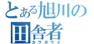 とある旭川の田舎者（カウボウイ）