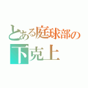 とある庭球部の下克上（）