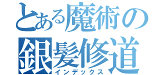 とある魔術の銀髪修道女（インデックス）