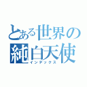 とある世界の純白天使（笑）（インデックス）