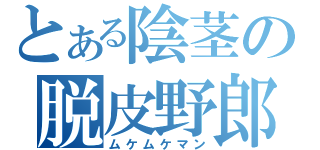 とある陰茎の脱皮野郎（ムケムケマン）