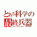 とある科学の最終兵器（リサールウェポン）