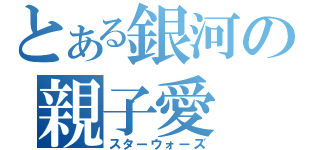 とある銀河の親子愛（スターウォーズ）