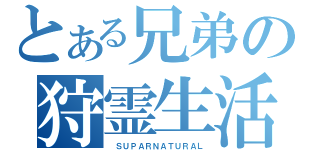 とある兄弟の狩霊生活（　ＳＵＰＡＲＮＡＴＵＲＡＬ）