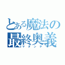 とある魔法の最終奥義（マダンテ）