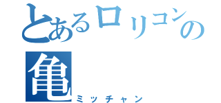 とあるロリコンの亀（ミッチャン）