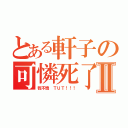 とある軒子の可憐死了Ⅱ（我不憤 ＴＵＴ！！！）