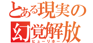 とある現実の幻覚解放（ヒューリホー）