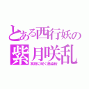 とある西行妖の紫月咲乱（冥府に咲く墨染桜）