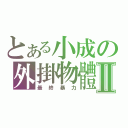 とある小成の外掛物體Ⅱ（最終暴力）