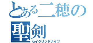 とある二穂の聖剣（セイクリッドナイツ）