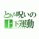 とある呪いの上下運動（インデックス）