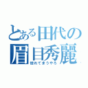 とある田代の眉目秀麗（惚れてまうやろ）