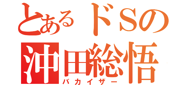 とあるドＳの沖田総悟（バカイザー）