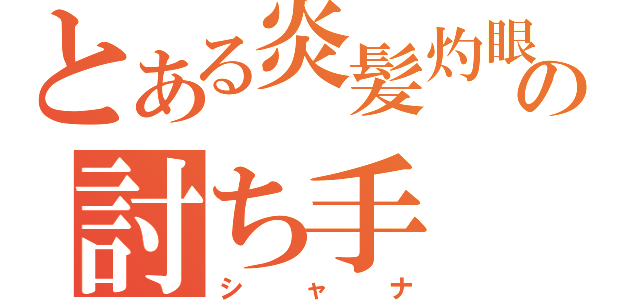 とある炎髪灼眼の討ち手（シャナ）