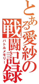 とある愛紗の戦闘記録（バトルメモリー）