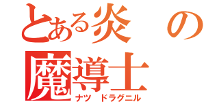 とある炎の魔導士（ナツ　ドラグニル）