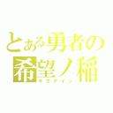 とある勇者の希望ノ稲妻（ギガデイン）