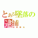 とある墜落の逮捕（折原臨也）