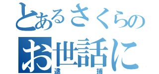 とあるさくらのお世話になる（逮捕）